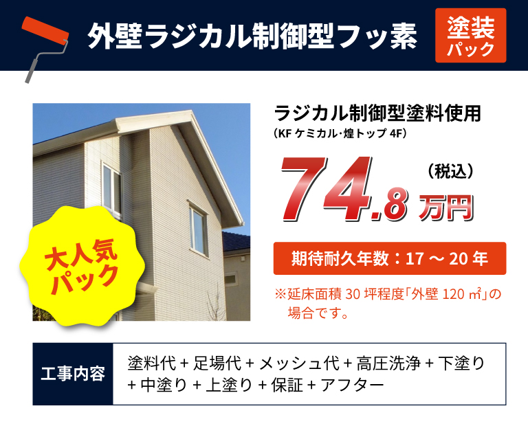 外観ラジカル制御型フッ素