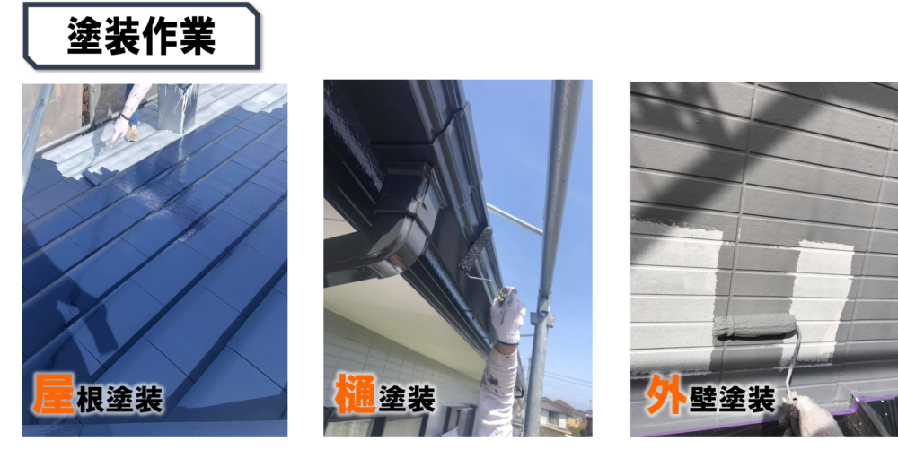 徳島県,羽ノ浦町の屋根外壁塗装写真