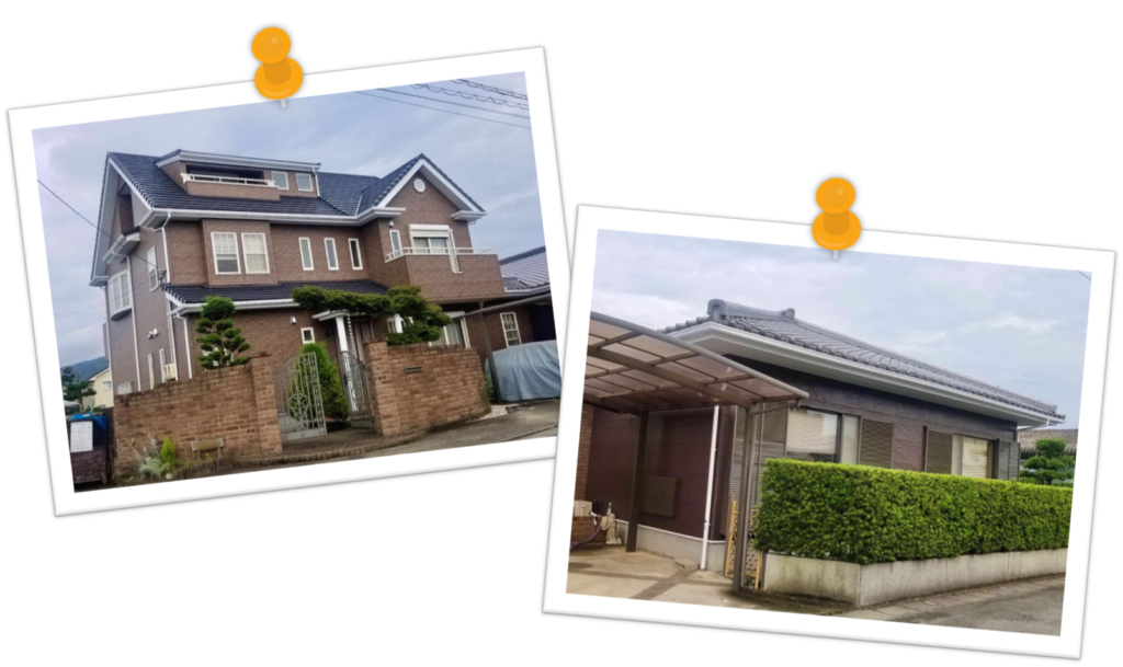 徳島市国府町の屋根外壁塗装,施工写真20210709