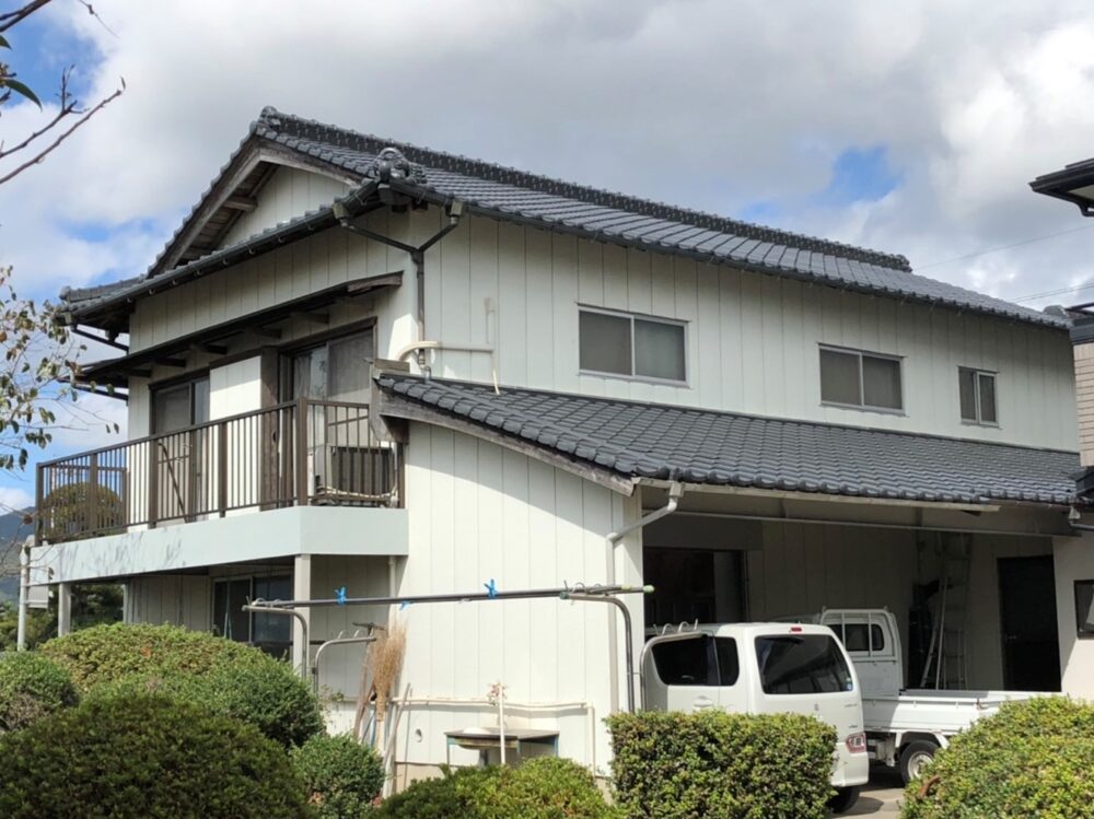 徳島県阿南市の屋根外壁塗装後,煌工房