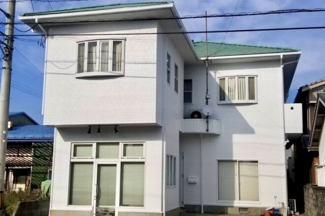 徳島県阿南市K様邸の屋根塗装、外壁塗装後