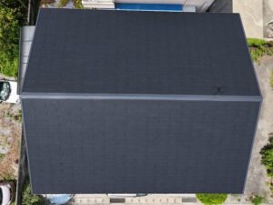 小松島市小松島町Y様邸 屋根カバー工事後 コロニアルグラッサ仕上げ