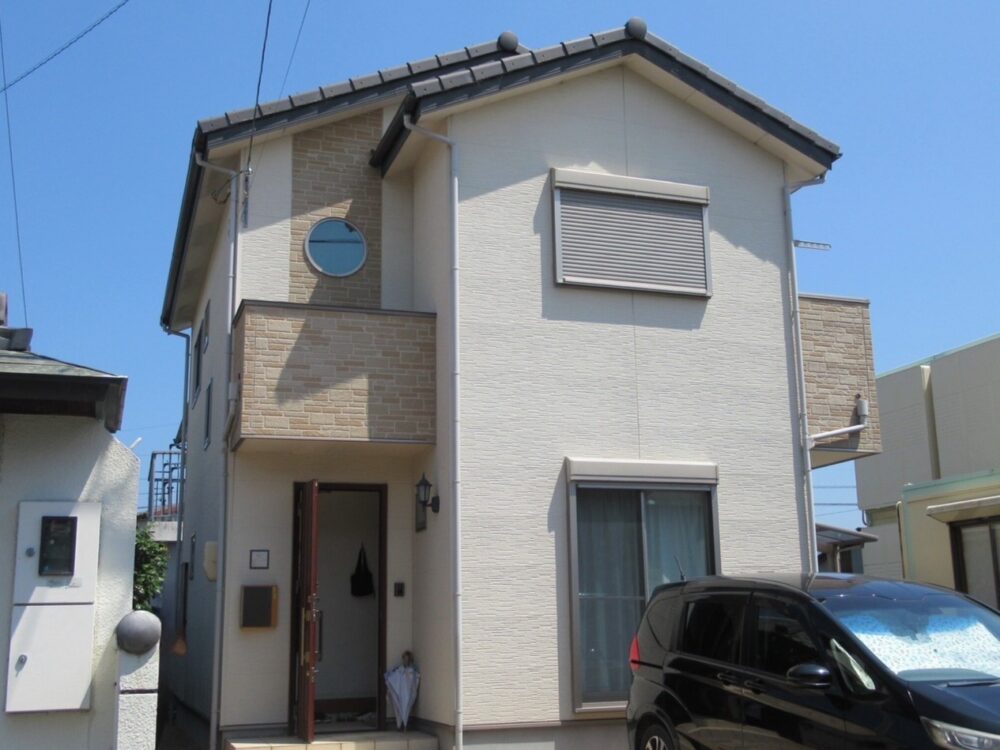 板野郡藍住町 外壁塗装｜築15年K様邸の施工前の写真